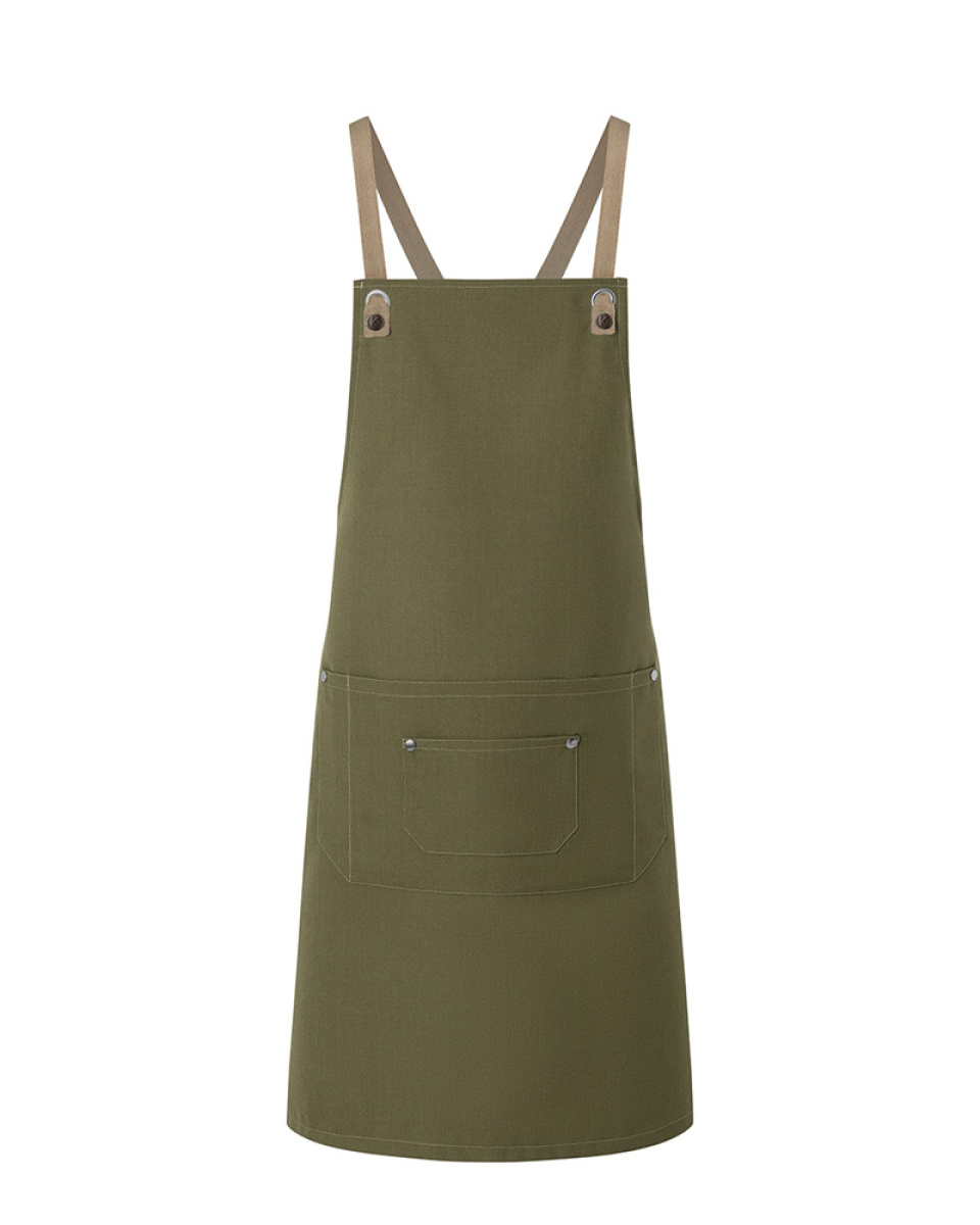 Levně Zástěra pánská LS 39 - moss green