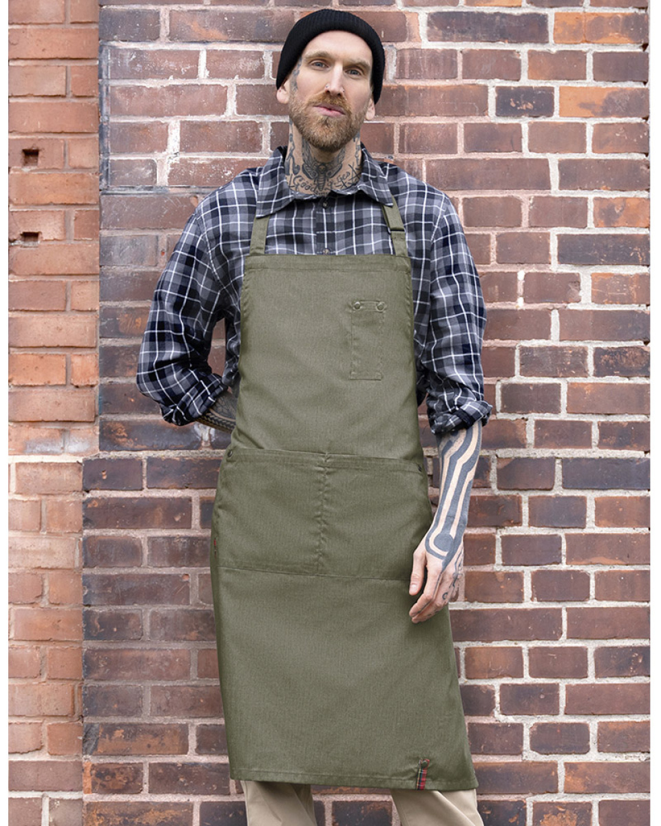 Levně Zástěra RCLS15 - vintage moss green