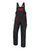 Pánské kalhoty s laclem MAX, černo-červené
