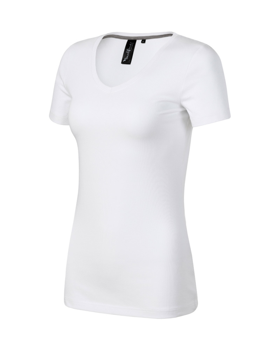 Levně Tričko ACTION V-NECK, dámské, S-XL- bílá