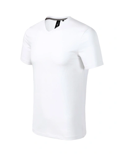 Pánské tričko ACTION V-NECK - bílé
