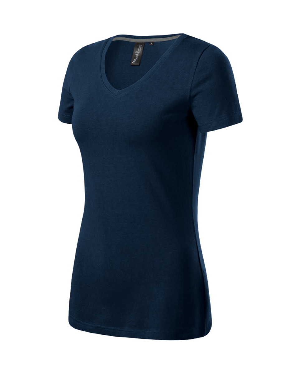 Levně Tričko ACTION V-NECK, dámské, S-XL- námořní modrá