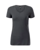 Dámské tričko ACTION V-NECK - light anthracite Dámské tričko ACTION V-NECK - light anthracite