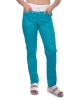 Dámské kalhoty MATYLDA, tyrkysové Dámské kalhoty MATYLDA, tyrkysové