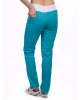 Dámské kalhoty MATYLDA, tyrkysové Dámské kalhoty MATYLDA, tyrkysové