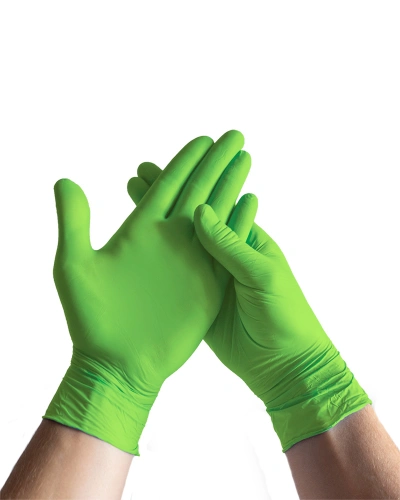 Nitrilové rukavice NITRIL IDEAL, zelená Nitrilové rukavice NITRIL IDEAL, zelená
