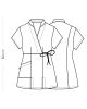 Halena dámská KIMONO PAOLA, hnědá