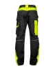 Pracovní montérkové kalhoty NEON - černo - žluté Pracovní montérkové kalhoty NEON - černo - žluté