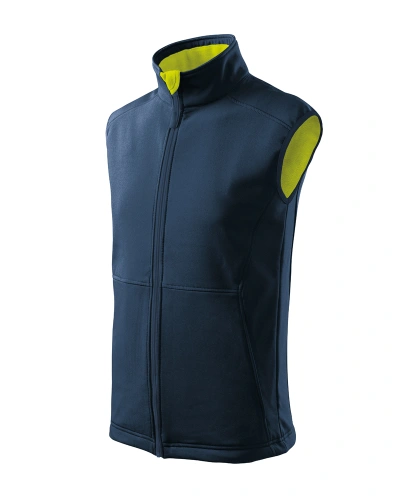 Pánská softshellová vesta VISION - námořní modrá