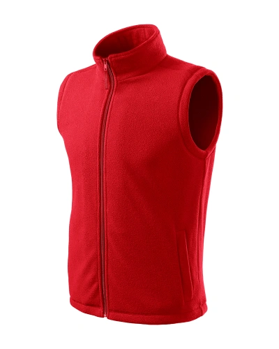 Vesta unisex fleece Next - červená Vesta unisex fleece Next - červená