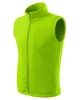 Unisexová fleecová vesta NEXT - limetková
