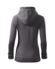 Dámská mikina TRENDY ZIPPER - ocelově šedá