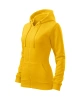 Dámská mikina TRENDY ZIPPER - žlutá