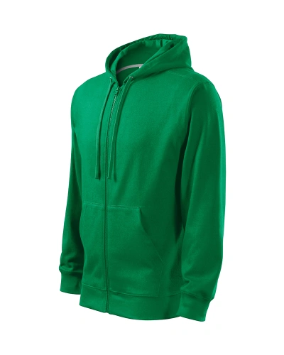 Mikina pánská Trendy Zipper 410 - středně zelená