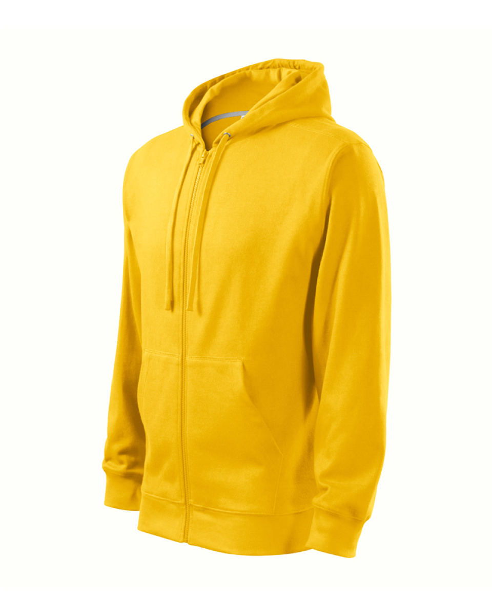 Levně ESHOP - Mikina pánská Trendy Zipper 410 - žlutá