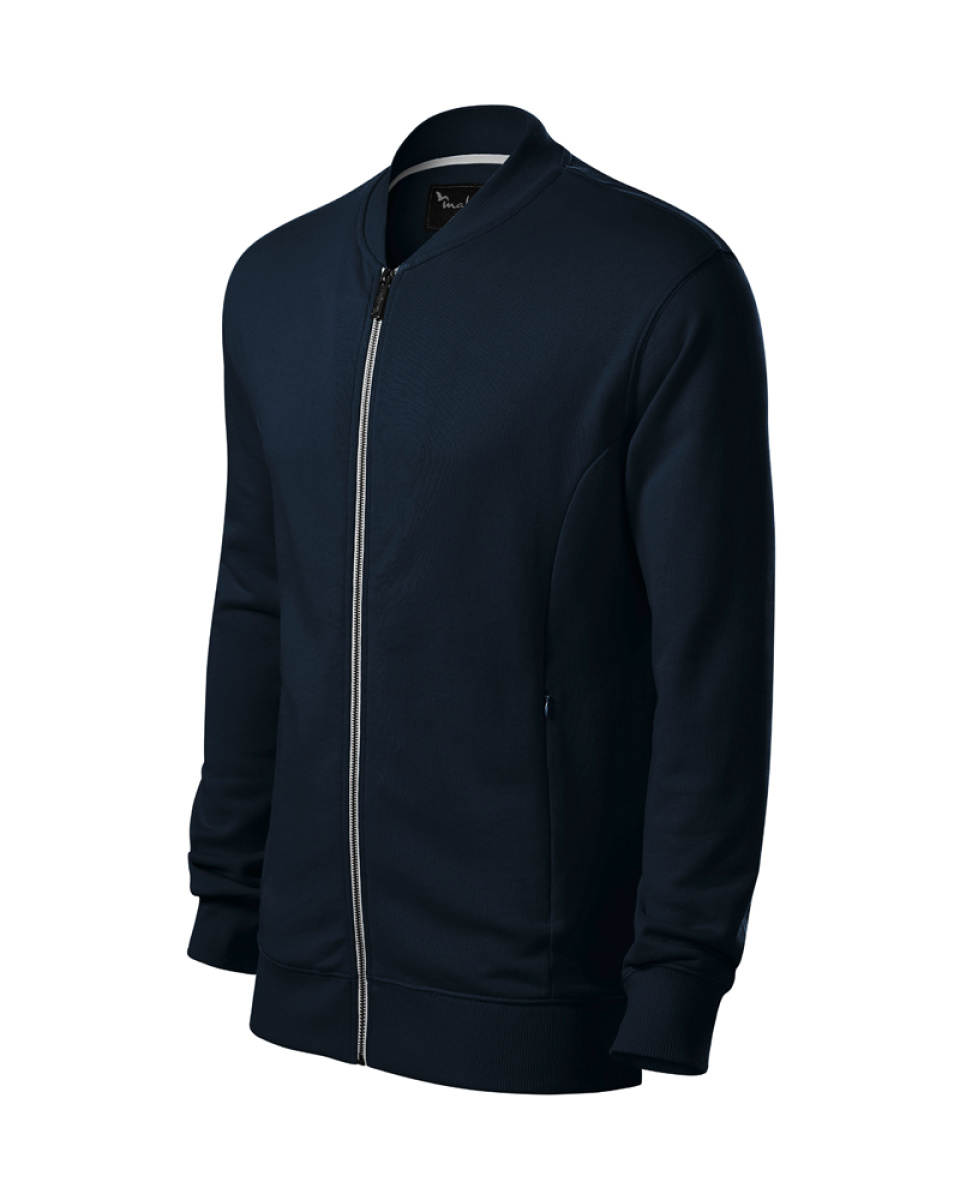 Levně ESHOP - Mikina pánská BOMBER 453 - námořní modrá