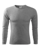 Pánské tričko FIT-T LS - tmavě šedý melír