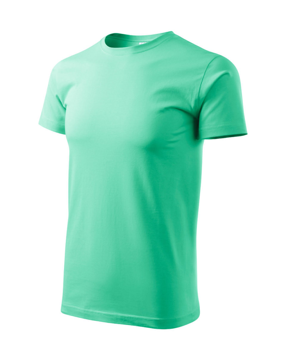 Levně ESHOP - Tričko HEAVY NEW 137 - mátová
