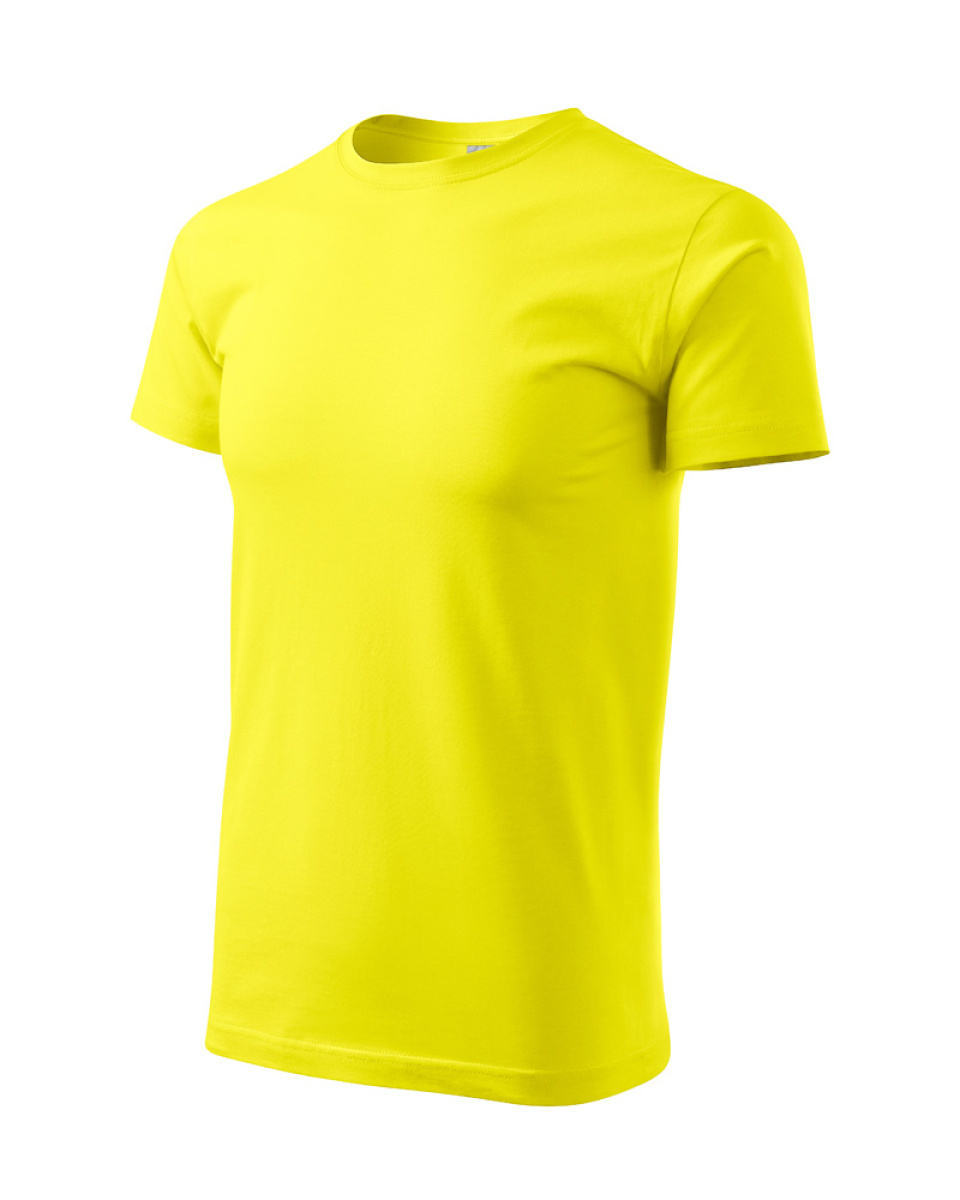 Levně ESHOP - Tričko HEAVY NEW 137 - citronová