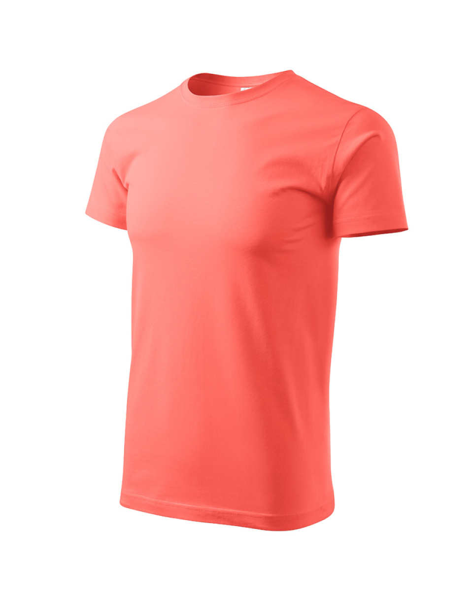 Levně ESHOP - Tričko HEAVY NEW 137 - korálová