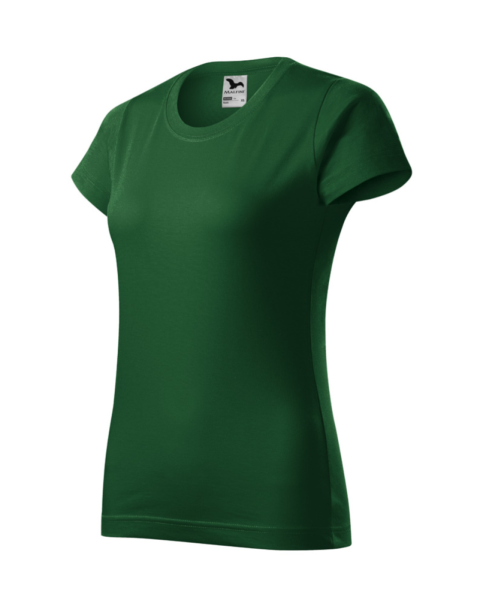 Levně Triko dámské Basic 134 - XS-XXL - lahvově zelená