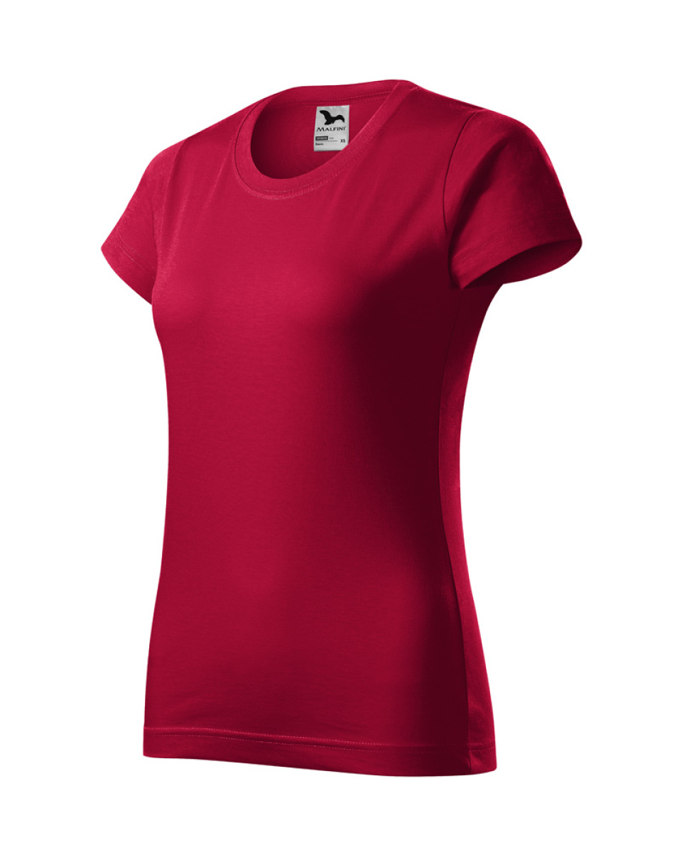 Levně Triko dámské Basic 134 - XS-XXL - marlboro červená