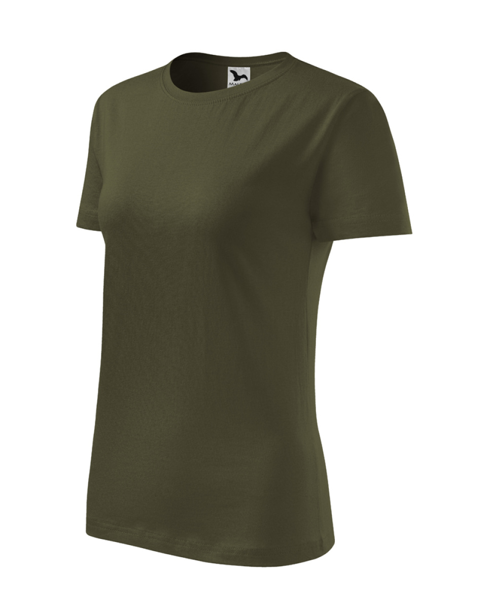 Levně Triko dámské Classic New 133 - XS-XXL - military