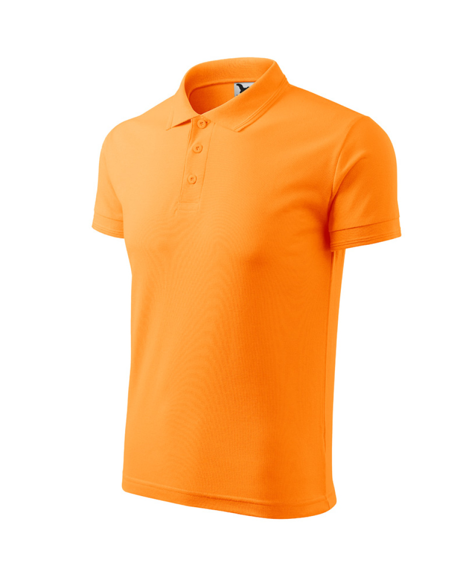 Levně ESHOP - Polokošile Pique Polo 203 - tangerine orange