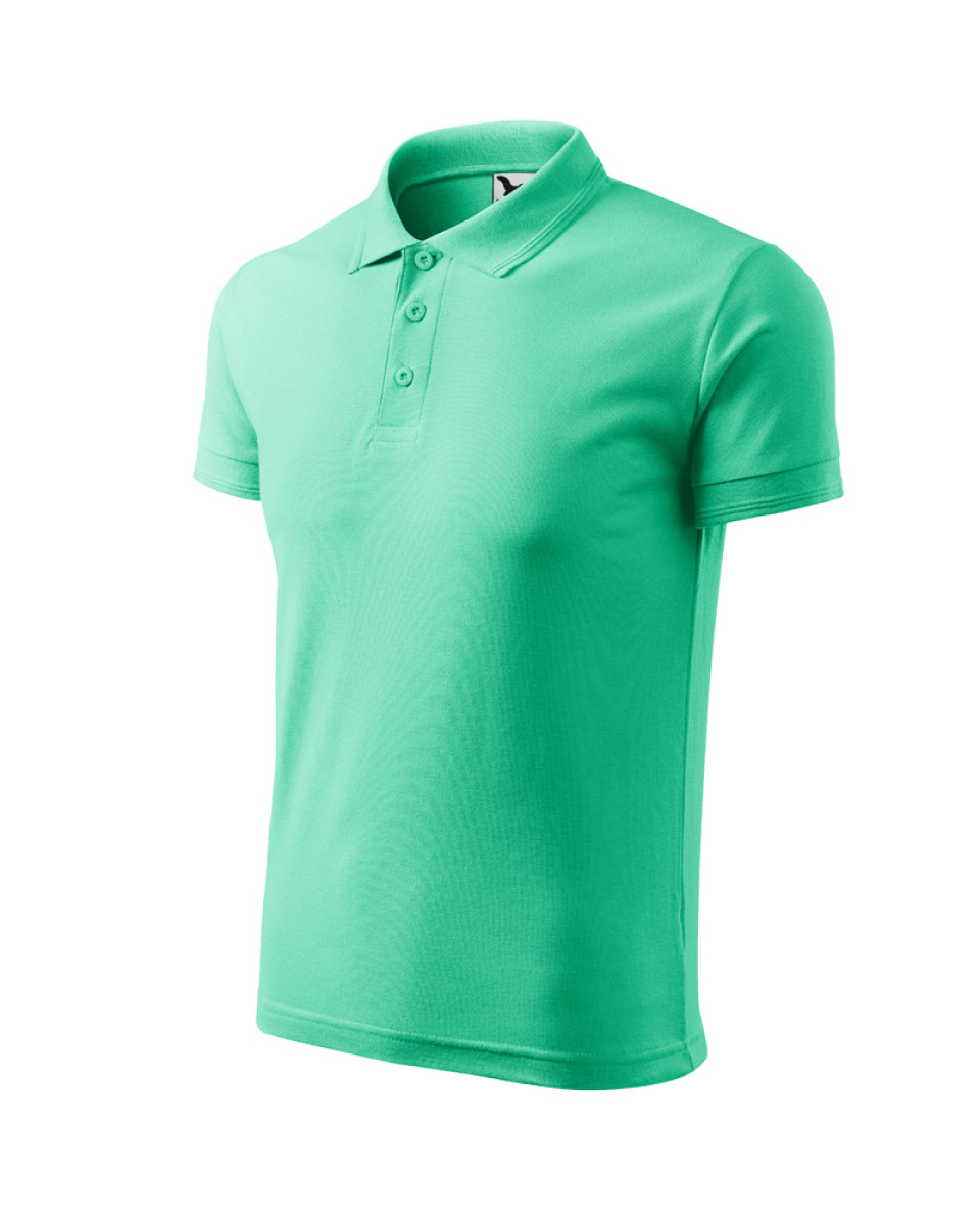 Levně ESHOP - Polokošile Pique Polo 203 - mátová