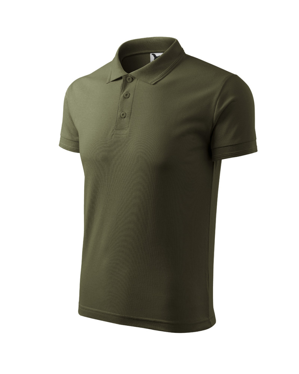 Levně ESHOP - Polokošile Pique Polo 203 - military