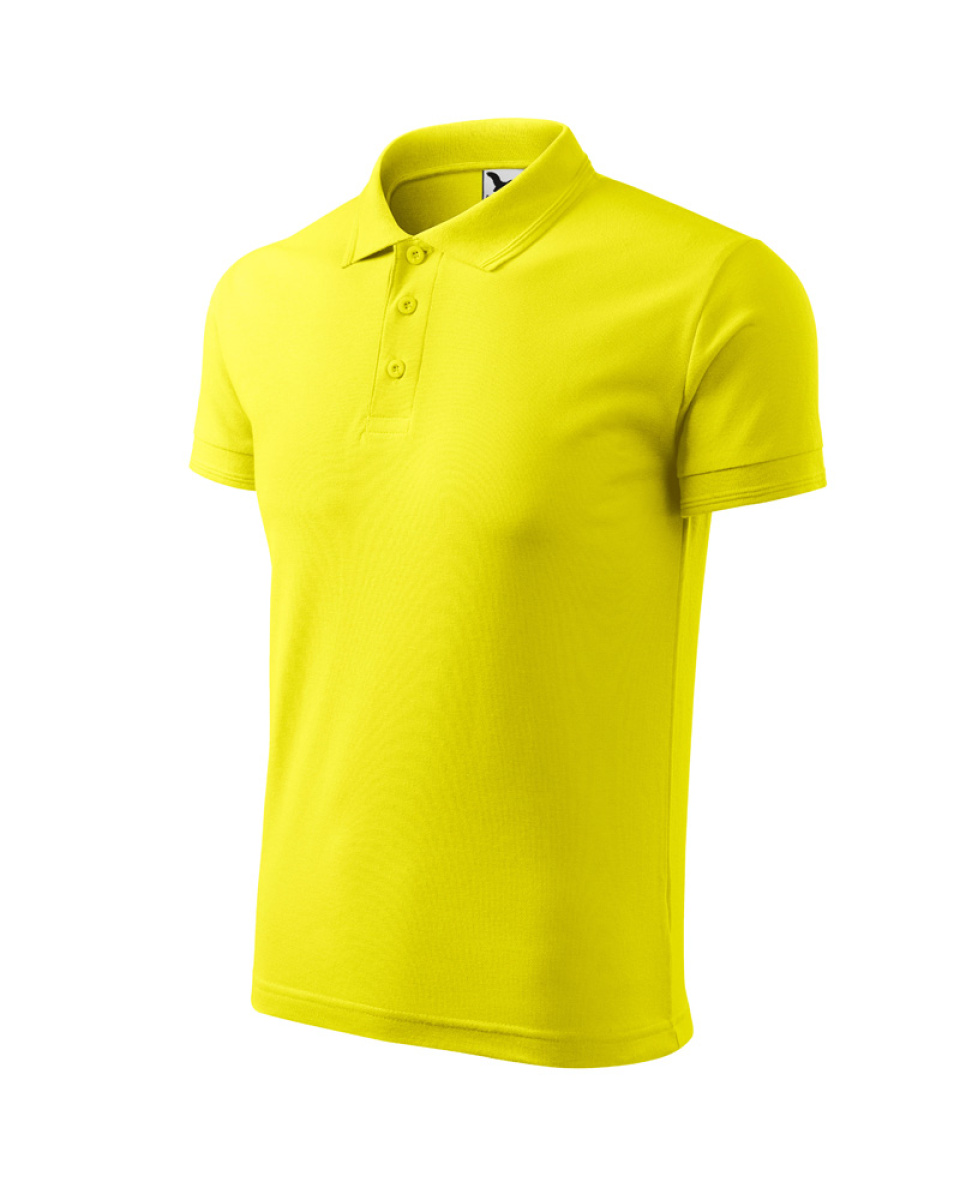 Levně ESHOP - Polokošile Pique Polo 203 - citronová