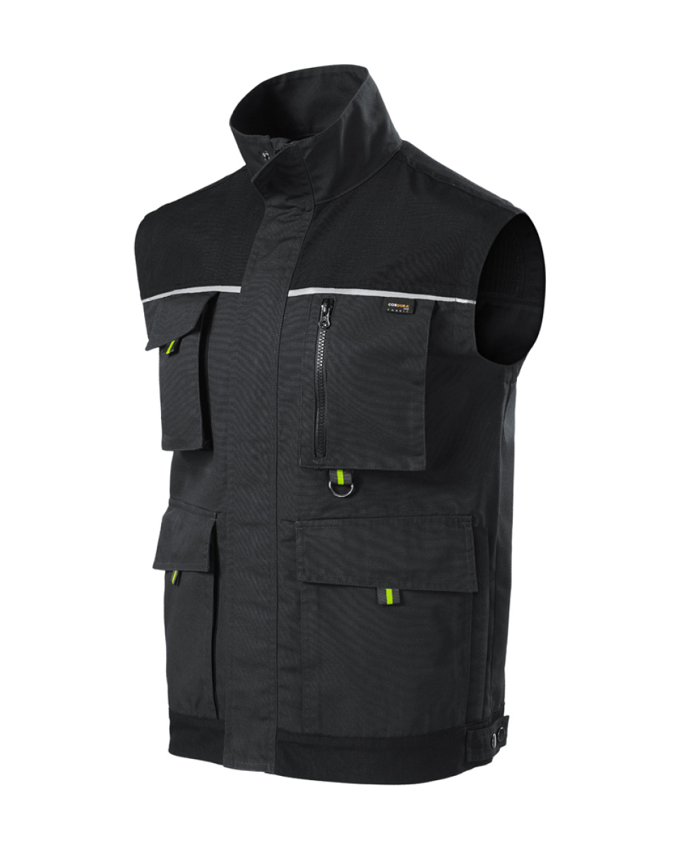 Levně Vesta pracovní RANGER w54, pánská, ebony gray