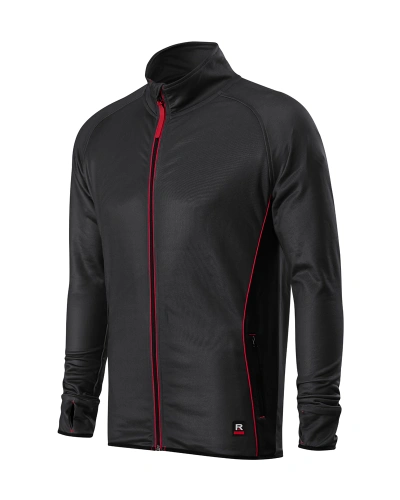 Stretch fleece VERTEX - ebony gray