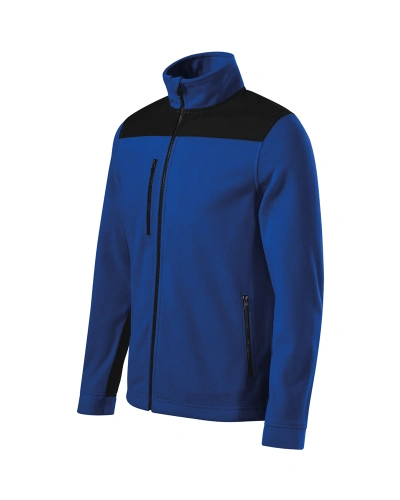 Mikina fleece unisex EFFECT- královská modrá