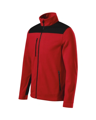 Mikina fleece unisex EFFECT- červená Mikina fleece unisex EFFECT- červená