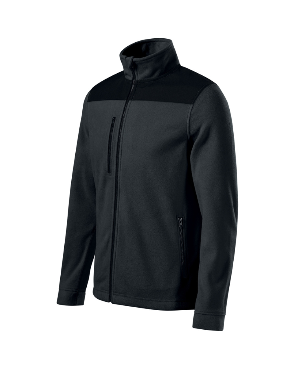 Levně ESHOP - Mikina fleece unisex EFFECT 530 - ebony gray