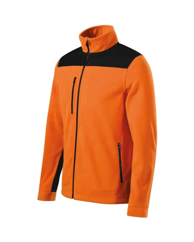 Mikina fleece unisex EFFECT- oranžová