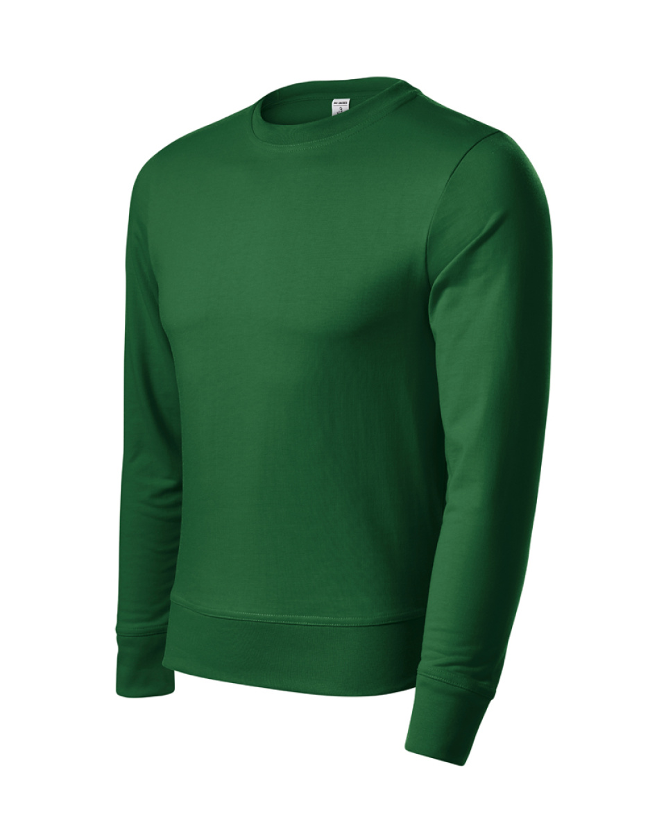 Levně ESHOP - Mikina ZERO unisex - XS-XXL - lahvově zelená