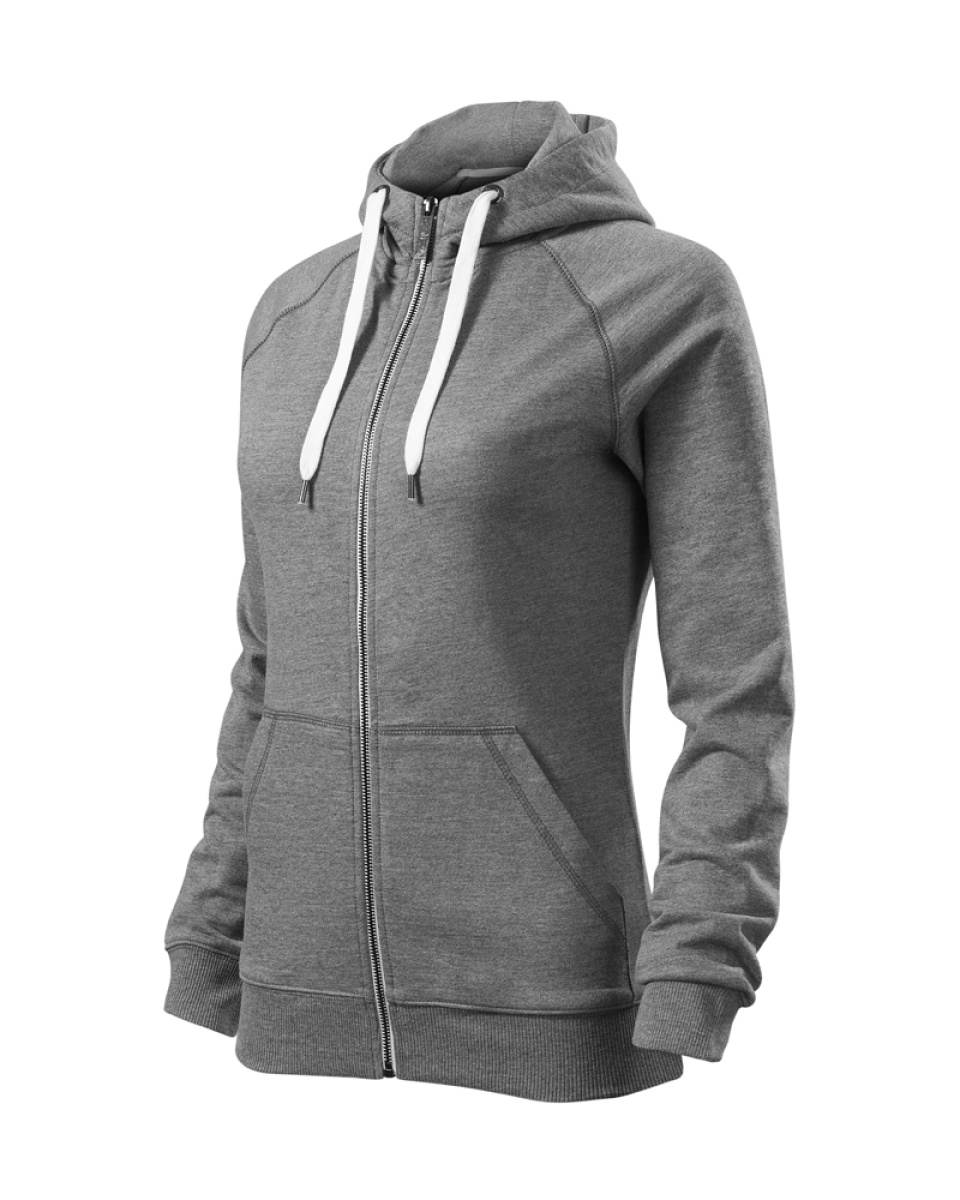 Levně Mikina dámská Voyage 451 - XS-XXL - tmavě šedý melír