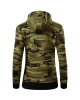 Mikina dámská Camo Zipper  - camouflage green