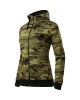 Mikina dámská Camo Zipper  - camouflage green