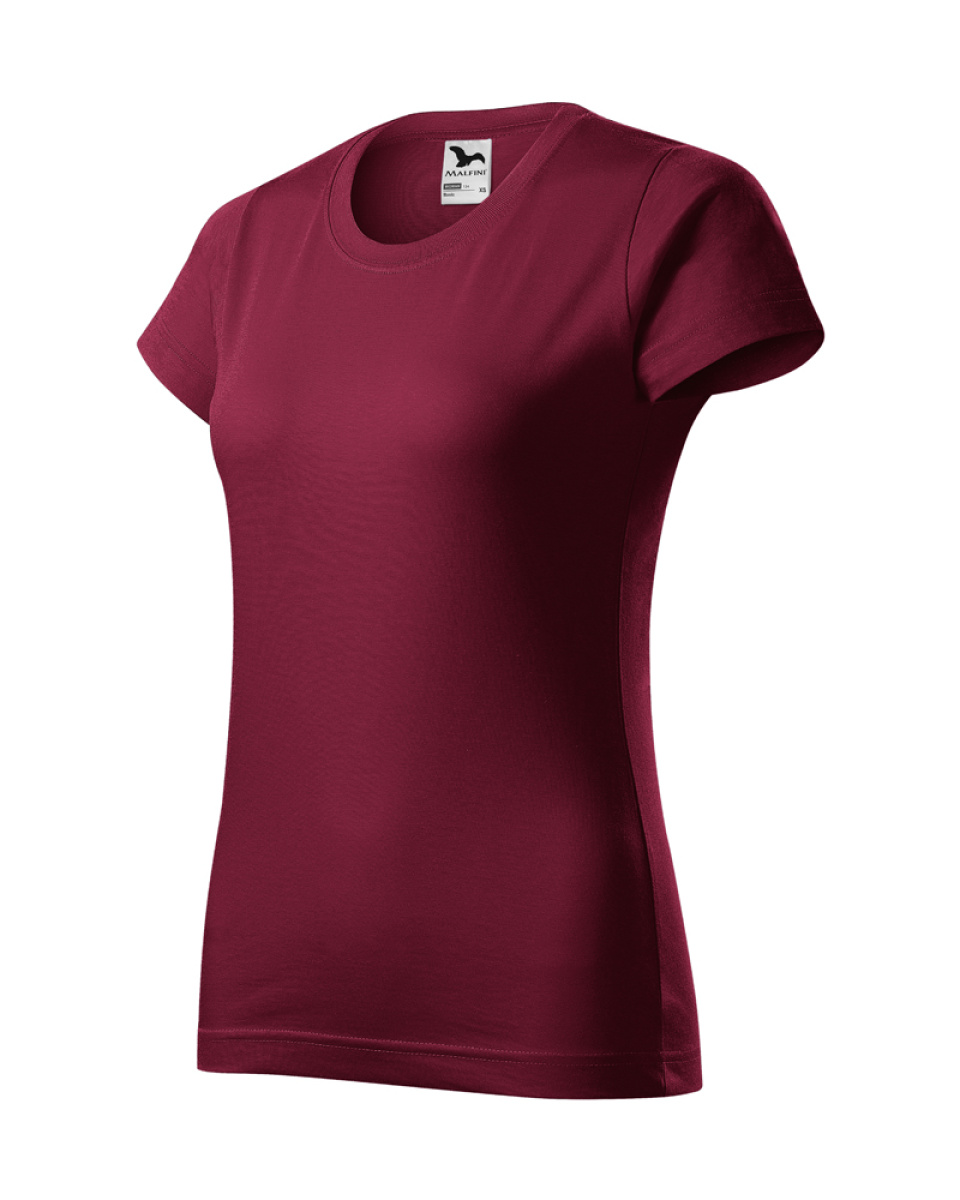 Levně Triko dámské Basic 134 - XS-XXL - garnet