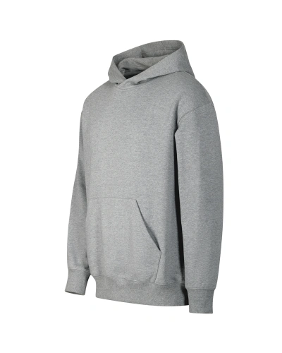 Mikina unisex CHILL - tmavě šedý melír