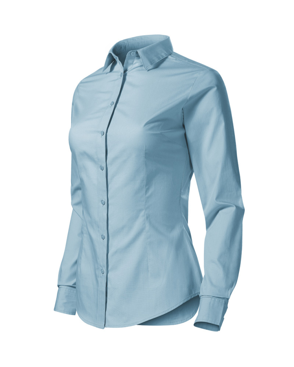 Levně Halenka dámská STYLE 218 - XS-XXL - nebesky modrá