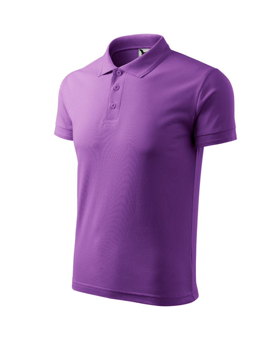 Levně ESHOP - Polokošile Pique Polo 203 - fialová