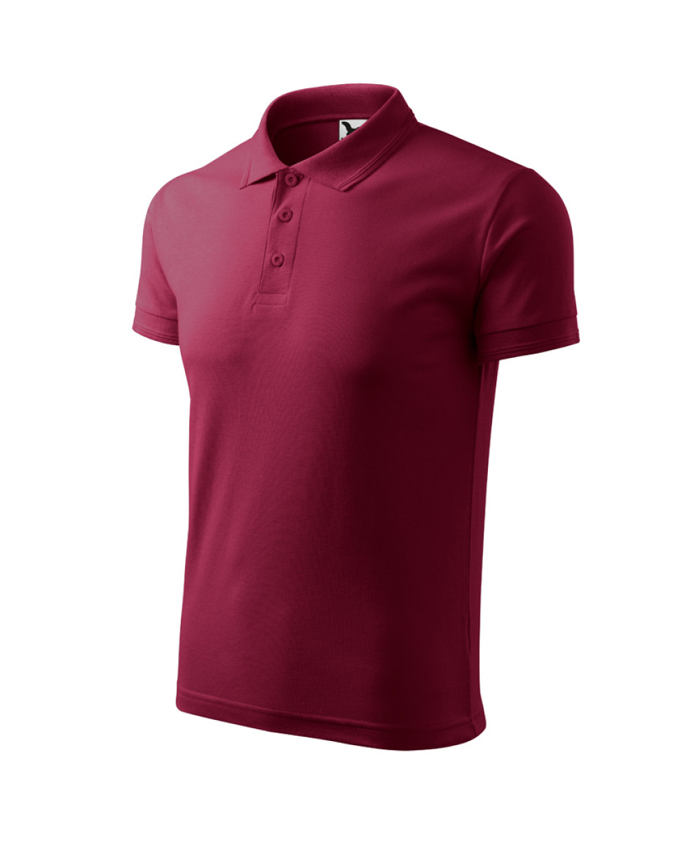 Levně ESHOP - Polokošile Pique Polo 203 - garnet