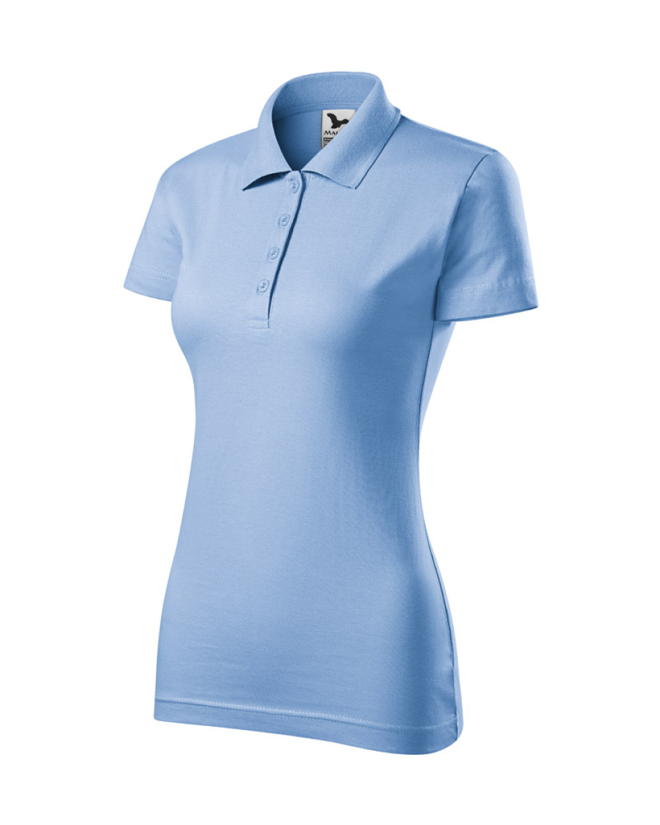 Levně Polokošile dámská Single J. 223 - XS-XXL - nebesky modrá