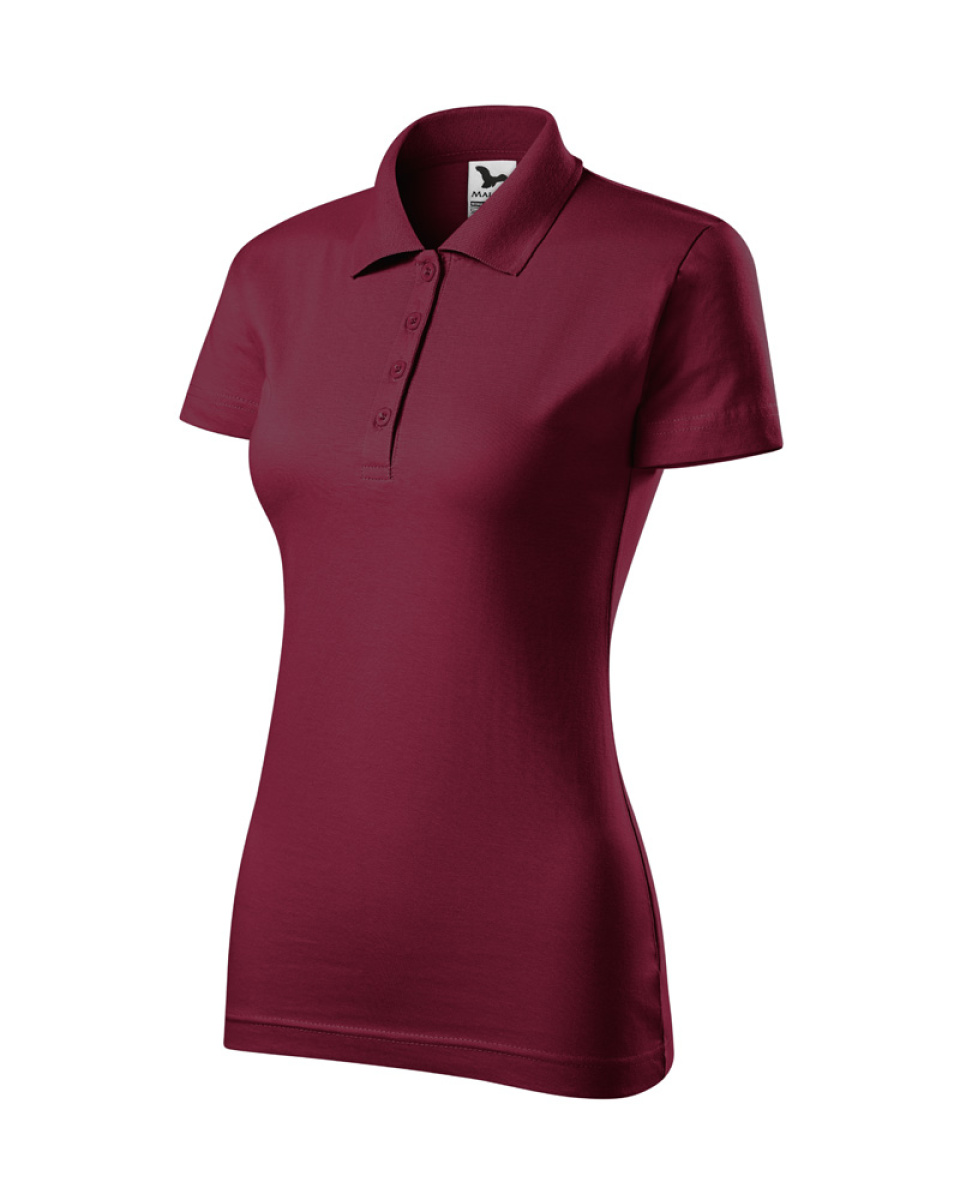 Levně Polokošile dámská Single J. 223 - S-XXL - garnet