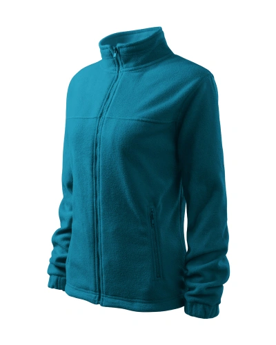 Mikina dámská fleece Jacket - petrolejová