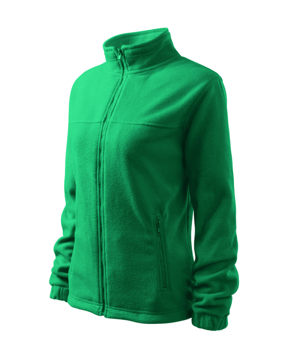 Levně Mikina dámská fleece Jacket 504 - XS-XXL - středně zelená